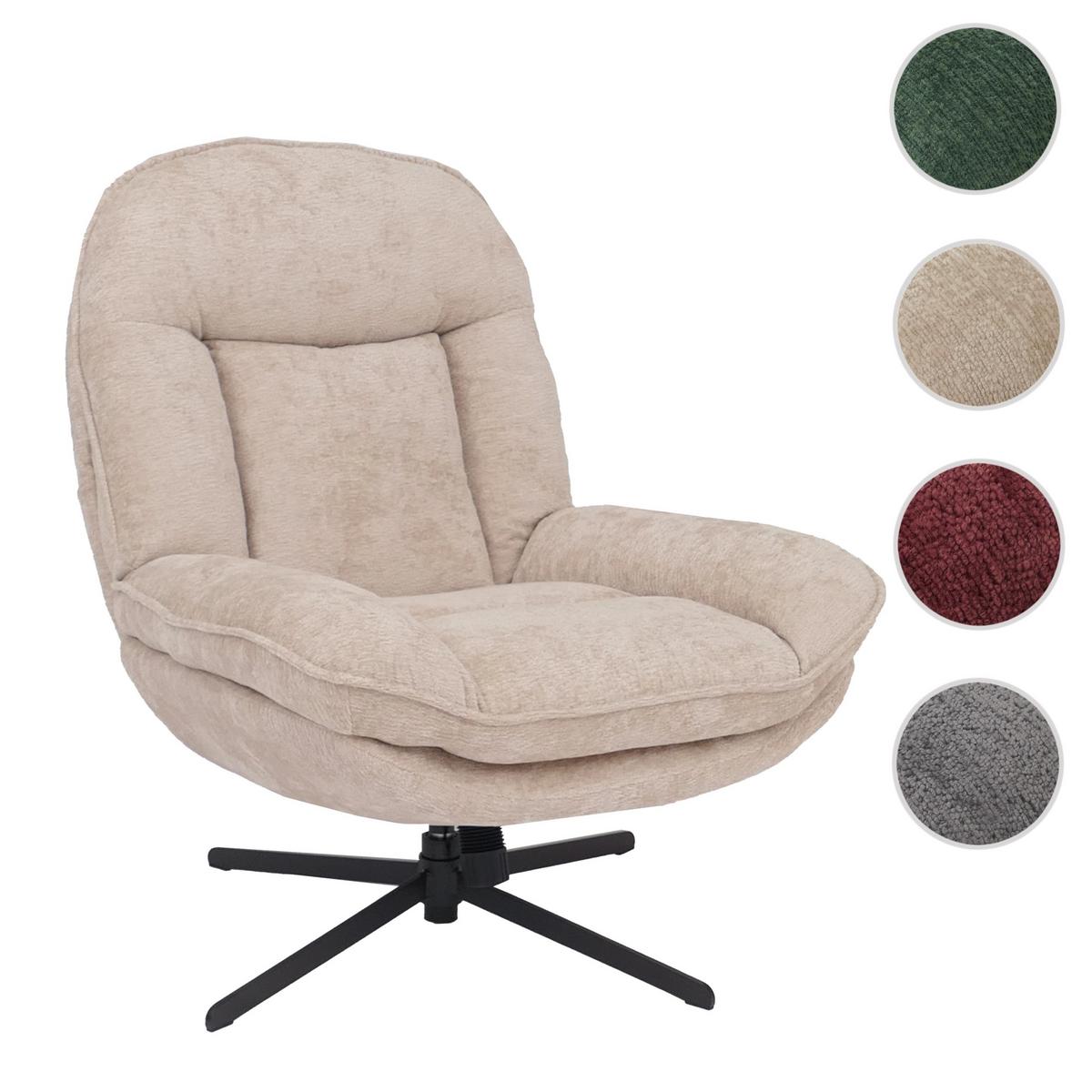 RELAXSESSEL Cremeweiß - Creme, Textil (80/96/90cm) - MCW