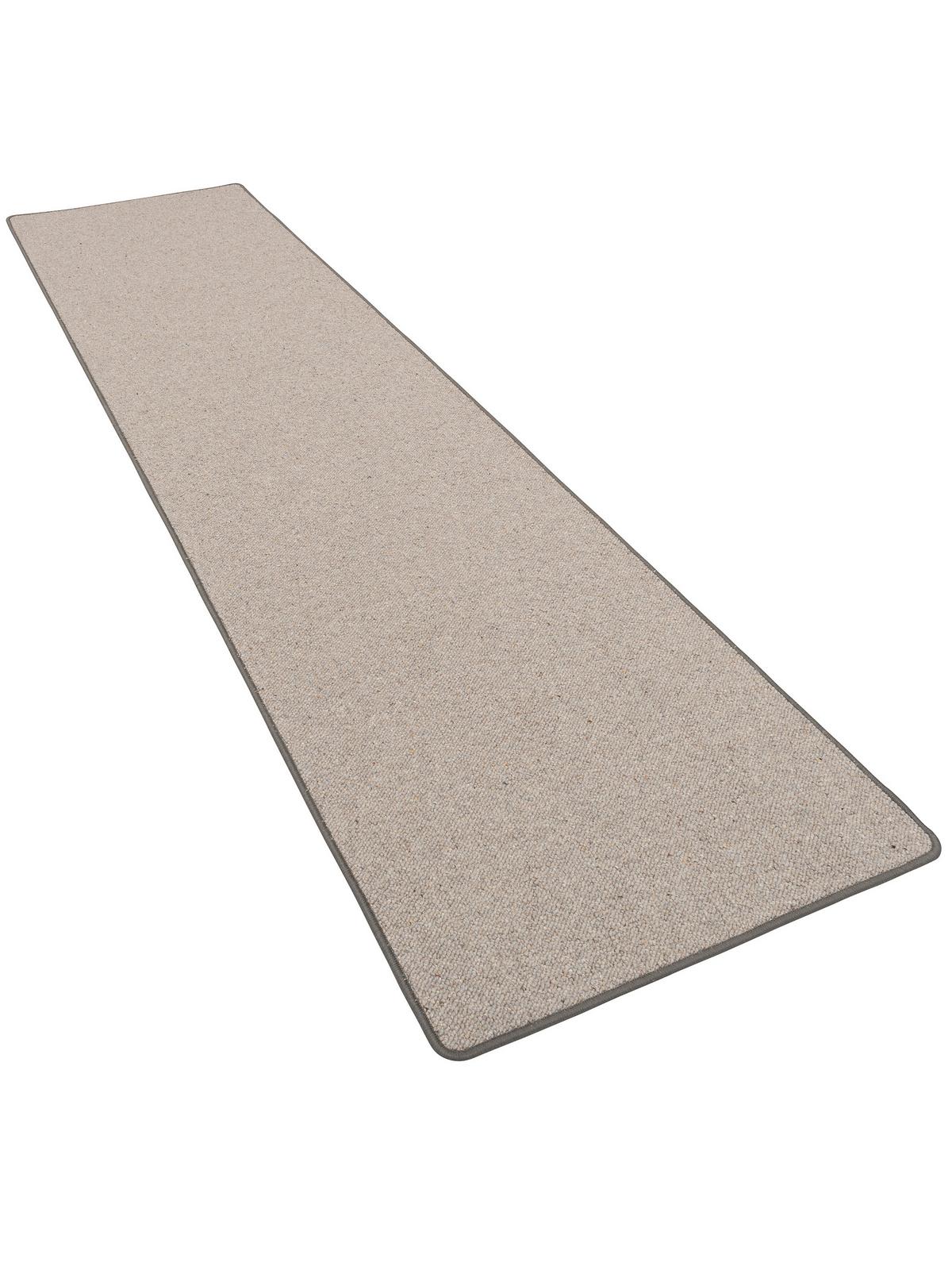 NATUR TEPPICH LÄUFER WOLLE BERBER - Grau, Textil (100/200cm) - Snapstyle