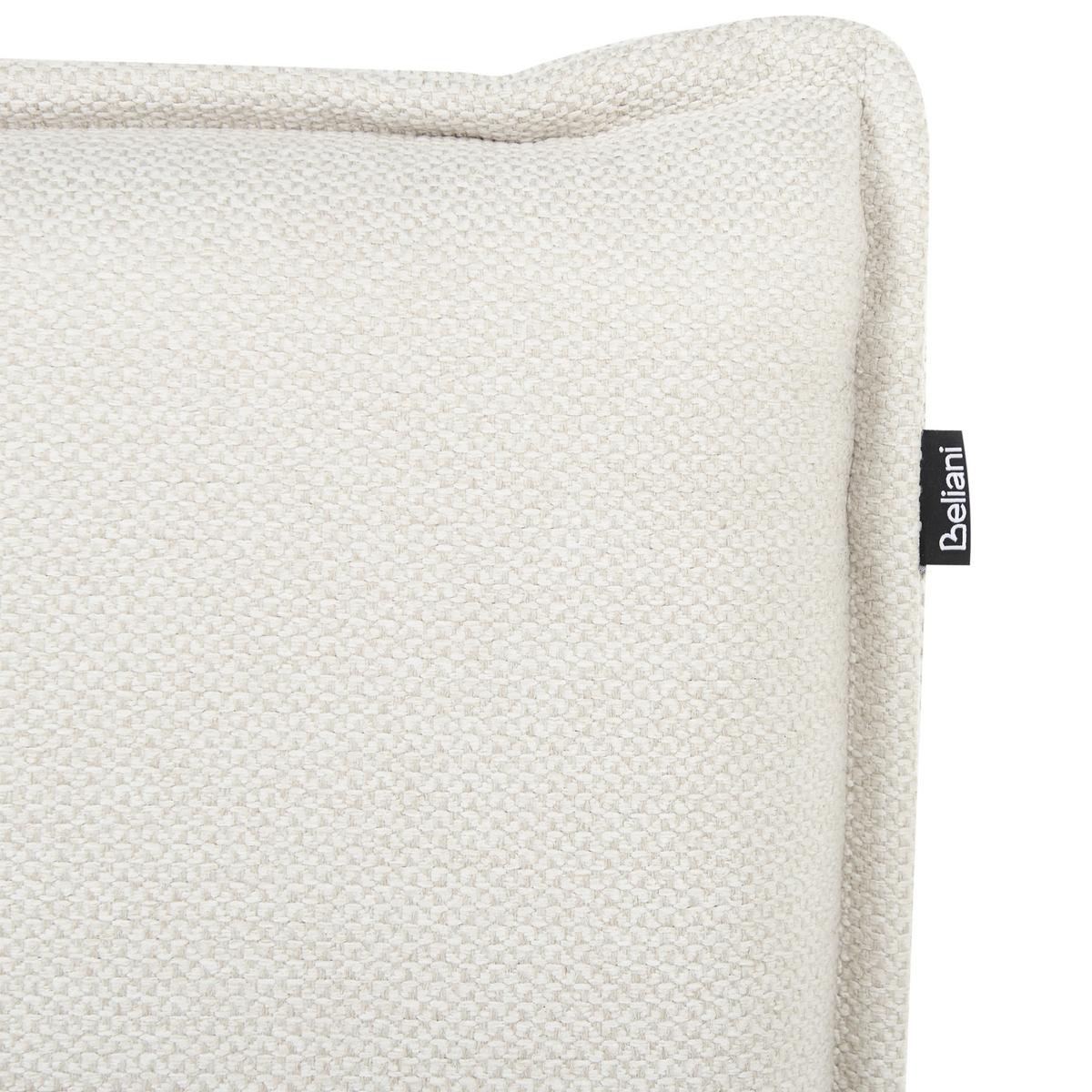 WASSERBETT 160x200 cm Weiß Lestre - Creme, Textil (160/200cm) - Beliani