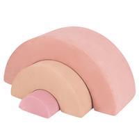 KLETTERBOGEN Pink - Pink, Kunststoff (112/49/41cm) - COSTWAY