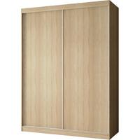 SCHWEBETÜRENSCHRANK Mario 160/216/61 eiche Sonoma - Sonoma Eiche, Holzwerkstoff (160/216/61cm) - Beautysofa