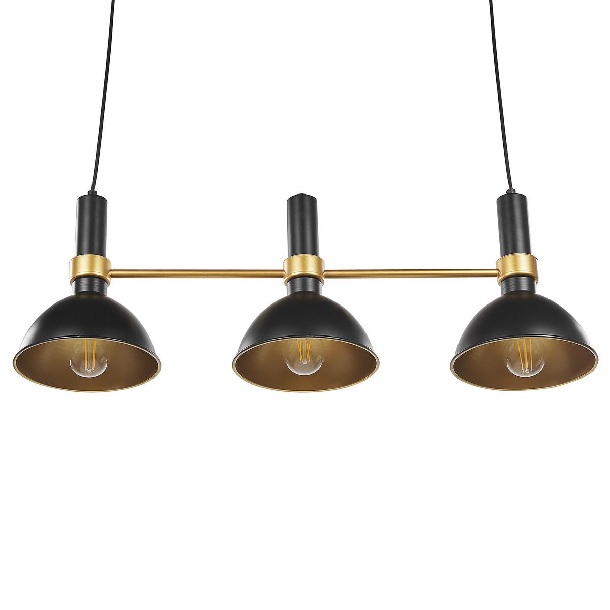 HÄNGELEUCHTE Beles 20/82/107 cm - Schwarz, Metall (20/82/107cm) - Beliani