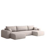 WOHNLANDSCHAFT Flora In Verita - Beige, Holzwerkstoff/Textil (362/83/145cm) - Fun Möbel