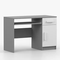 KINDERSCHREIBTISCH Jonas II 08 110 cm, 110/75/50, grau - Grau, Holzwerkstoff (110/75/50cm) - imoebel24