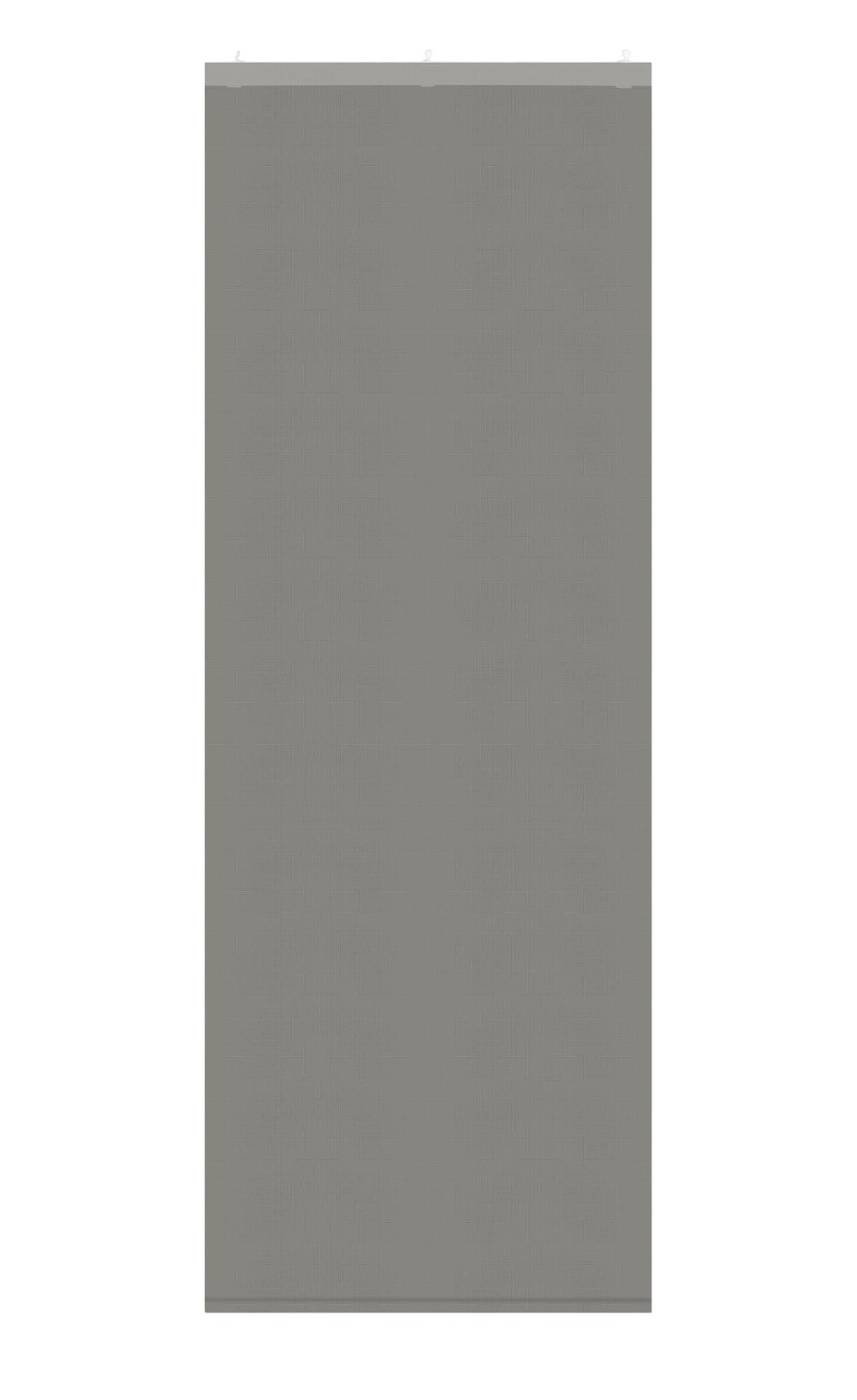 SCHIEBEGARDINE New Amsterdam HxB 245x60 cm Grau - Grau, Textil (60/245cm) - Gardinenbox