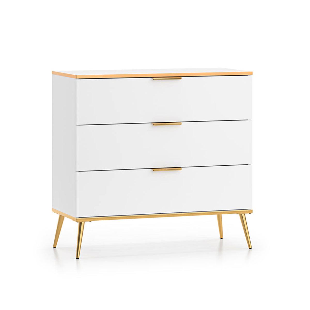 KOMMODE Zora Weiß - Weiß, Holzwerkstoff (92/88/40cm) - Petits-meubles