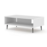 COUCHTISCH Philaé Weiß und Schwarz - Weiß, Holzwerkstoff (60/90/43cm) - Petits-meubles