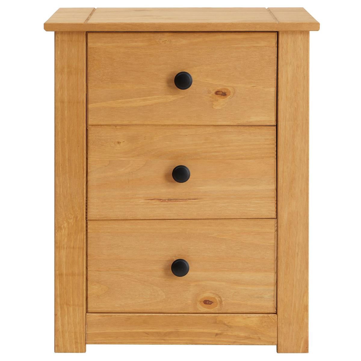 NACHTKOMMODE CANCUN - Kieferfarben, Holz (46/57/40cm) - CARO-Möbel