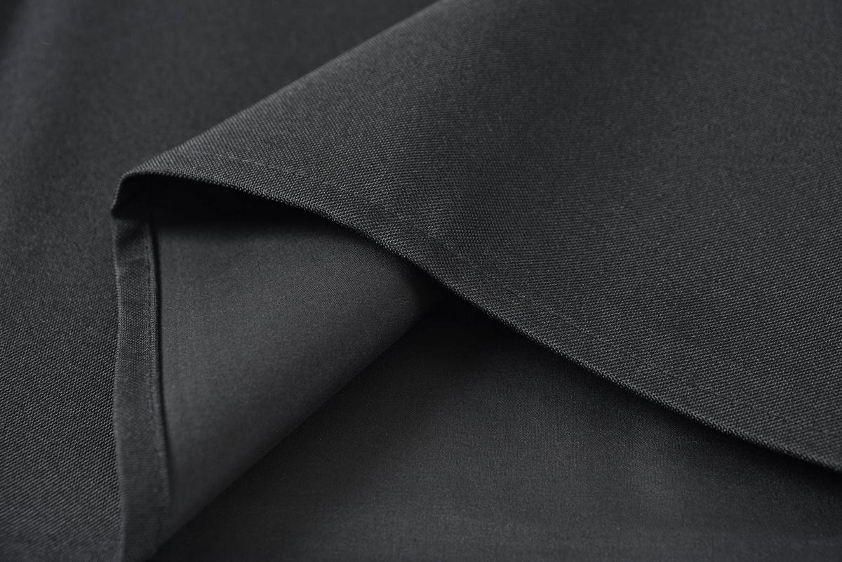 VORHANG 2ER SET BOSTON DARK HxB 175x140 cm Schwarz - Schwarz, Textil (140/175cm) - Gardinenbox