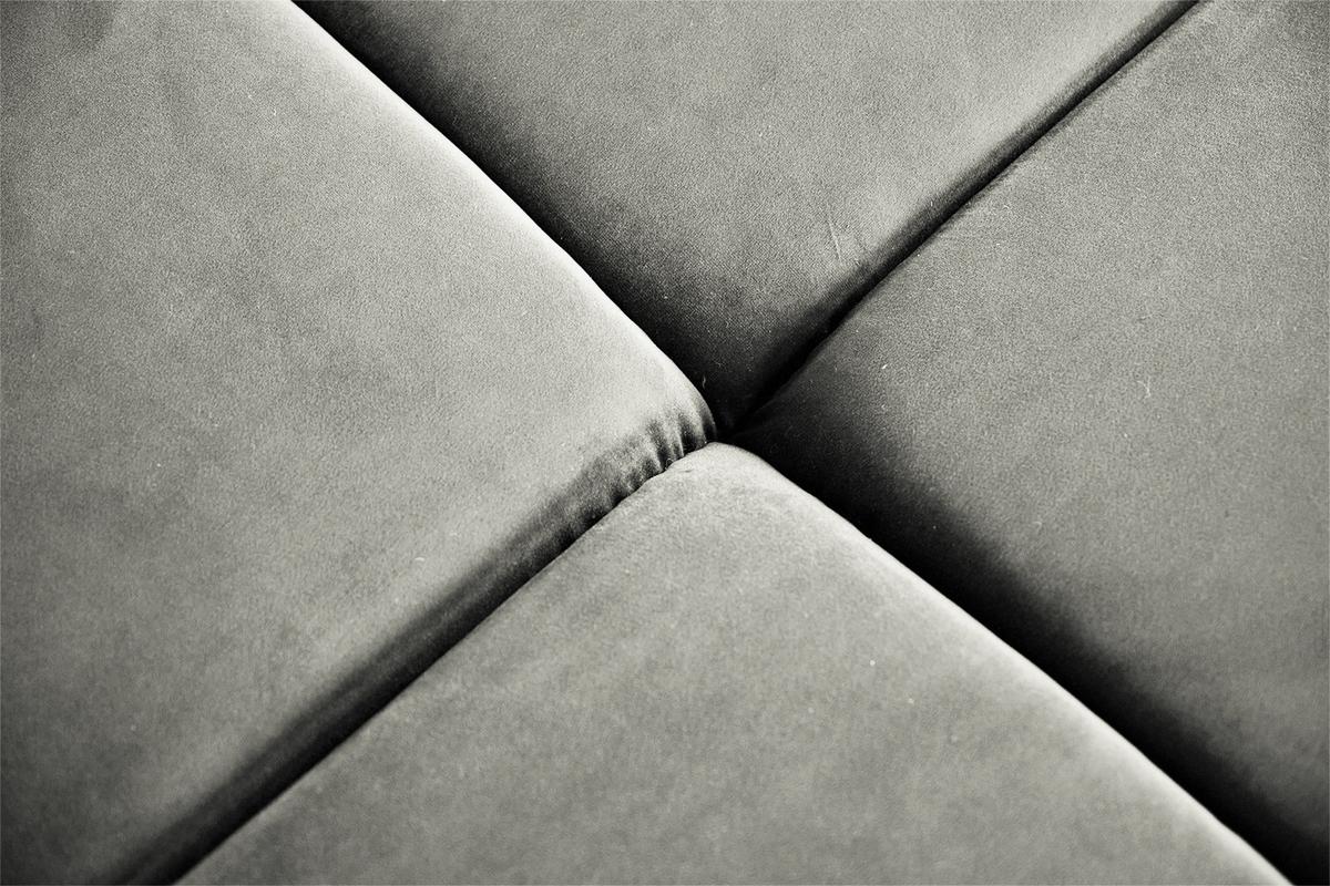 ECKSOFA NEVADA Silber Velvet - Silberfarben/Schwarz, Textil (319/215cm) - KAWOLA