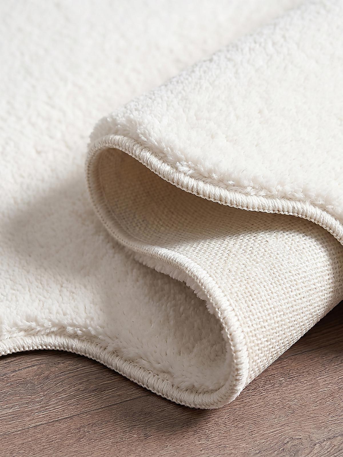 HOCHFLORTEPPICH Antirutsch Uni TIRSO Polyester Creme 160 x 220 cm - Beige, Textil (160/220cm) - KADIMA DESIGN