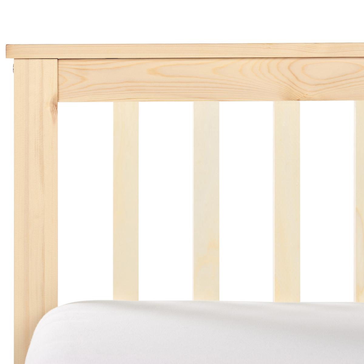BETT mit Lattenrost 180x200 cm Heller Holzfarbton Olendon - Hellbraun, Holz (180/200cm) - Beliani