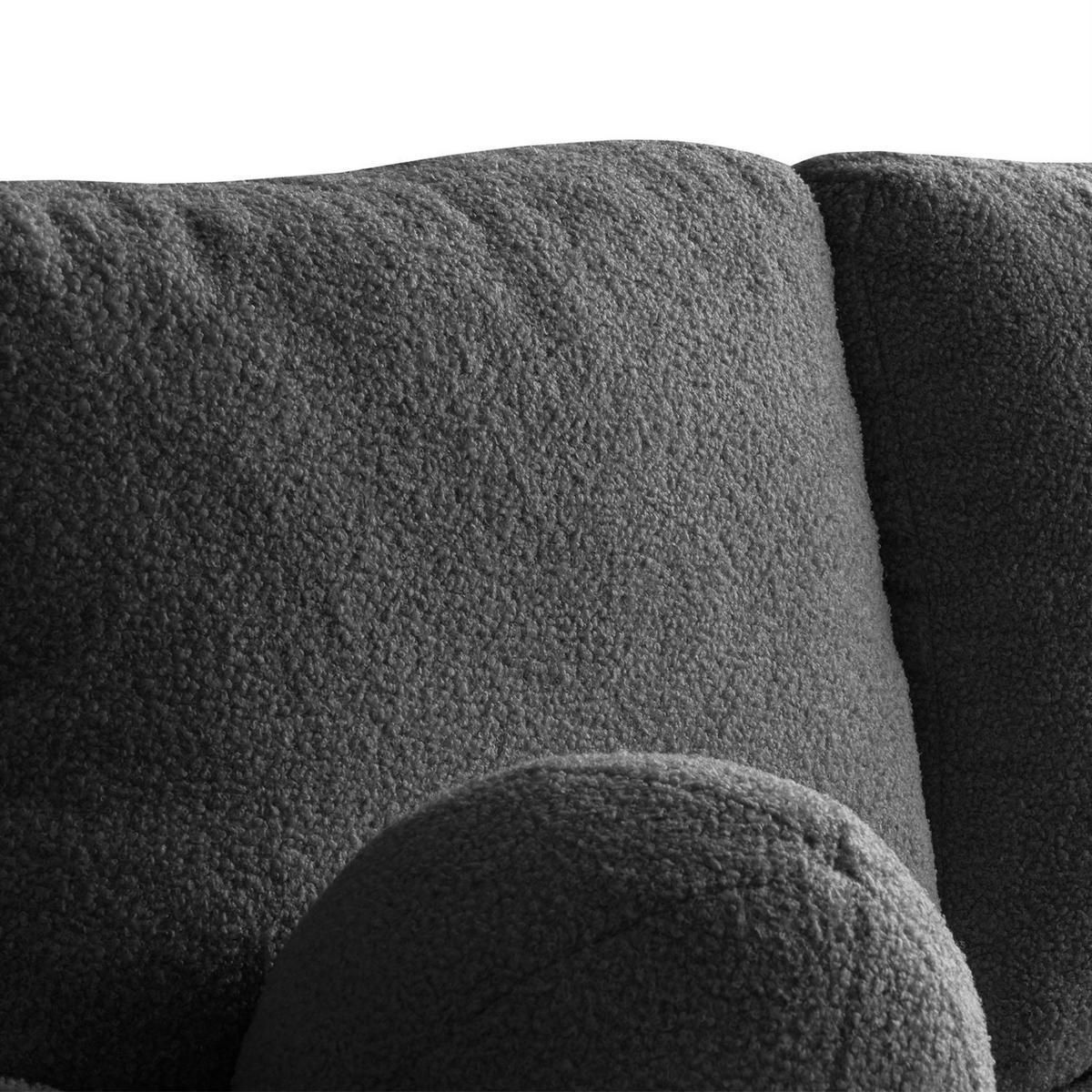 AUSZIEHBARES Ecksofa GAMMA mit Schlaffunktion Quelle 92 - Grau, Textil (217/145cm) - Lookway