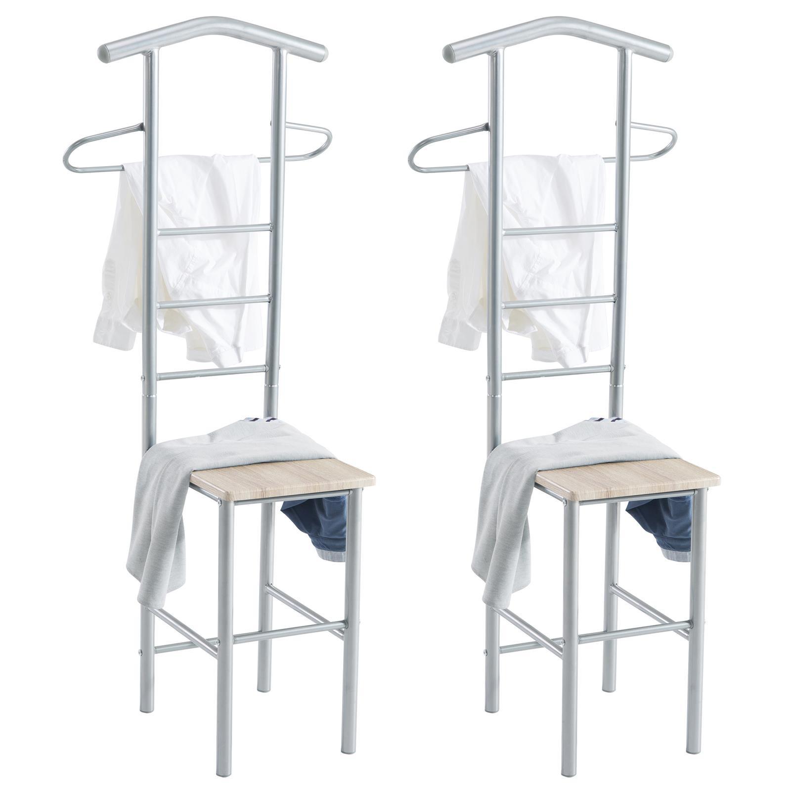 HERRENDIENER JIVO 2er-Set Sonoma Eiche - Sonoma Eiche, Metall (53/121/47cm) - CARO-Möbel