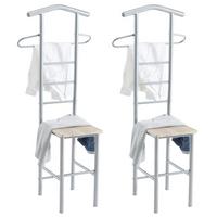 HERRENDIENER JIVO 2er-Set Sonoma Eiche - Sonoma Eiche, Metall (53/121/47cm) - CARO-Möbel