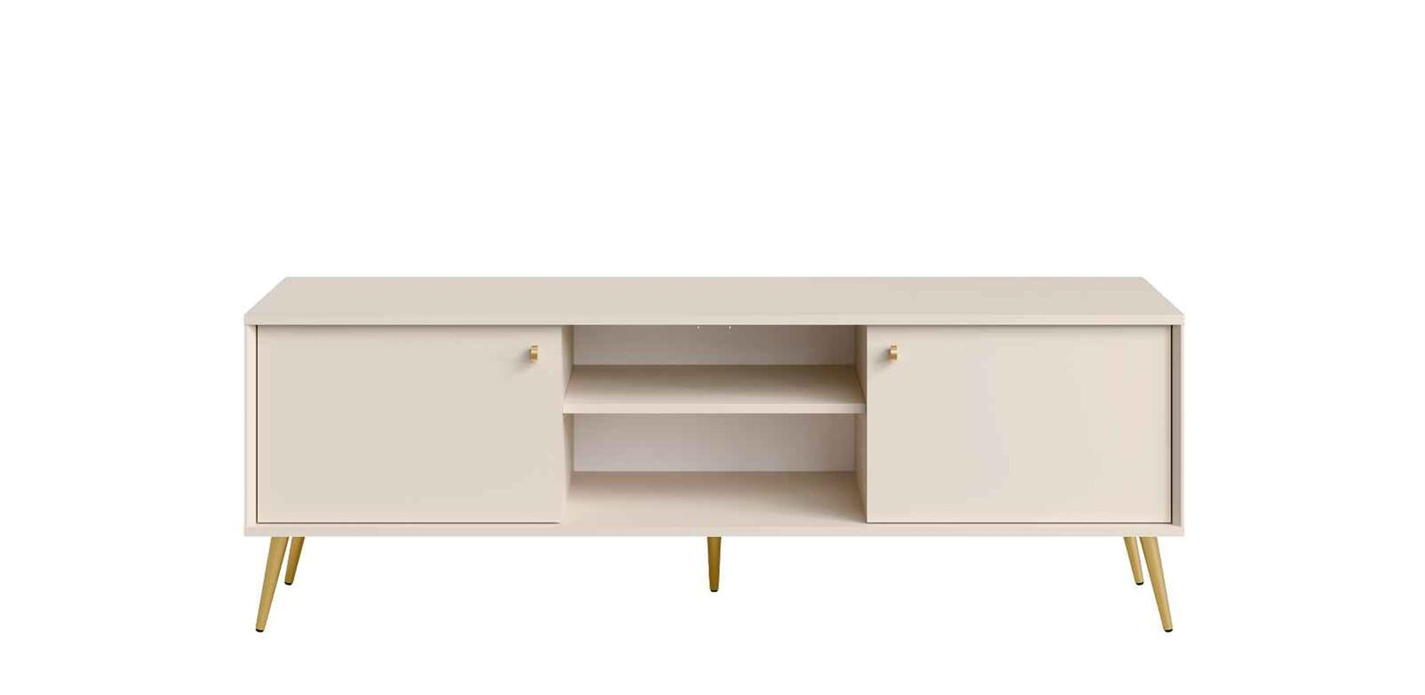 LOWBOARD SFERA 156,2/54,8/40,5 cm, Beige - Beige, Holzwerkstoff (156.2/54.8/40.5cm) - MASSENO