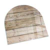 GLASPLATTE für Kamin 100x100 cm - Beige, Glas (100/100/0.4cm) - TULUP