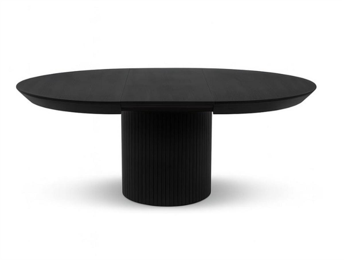 ESSTISCH DORIC Ausziehbar 130 - 180 / 130 x 76 cm - Schwarz, Holz (130/130/76cm) - MASSENO