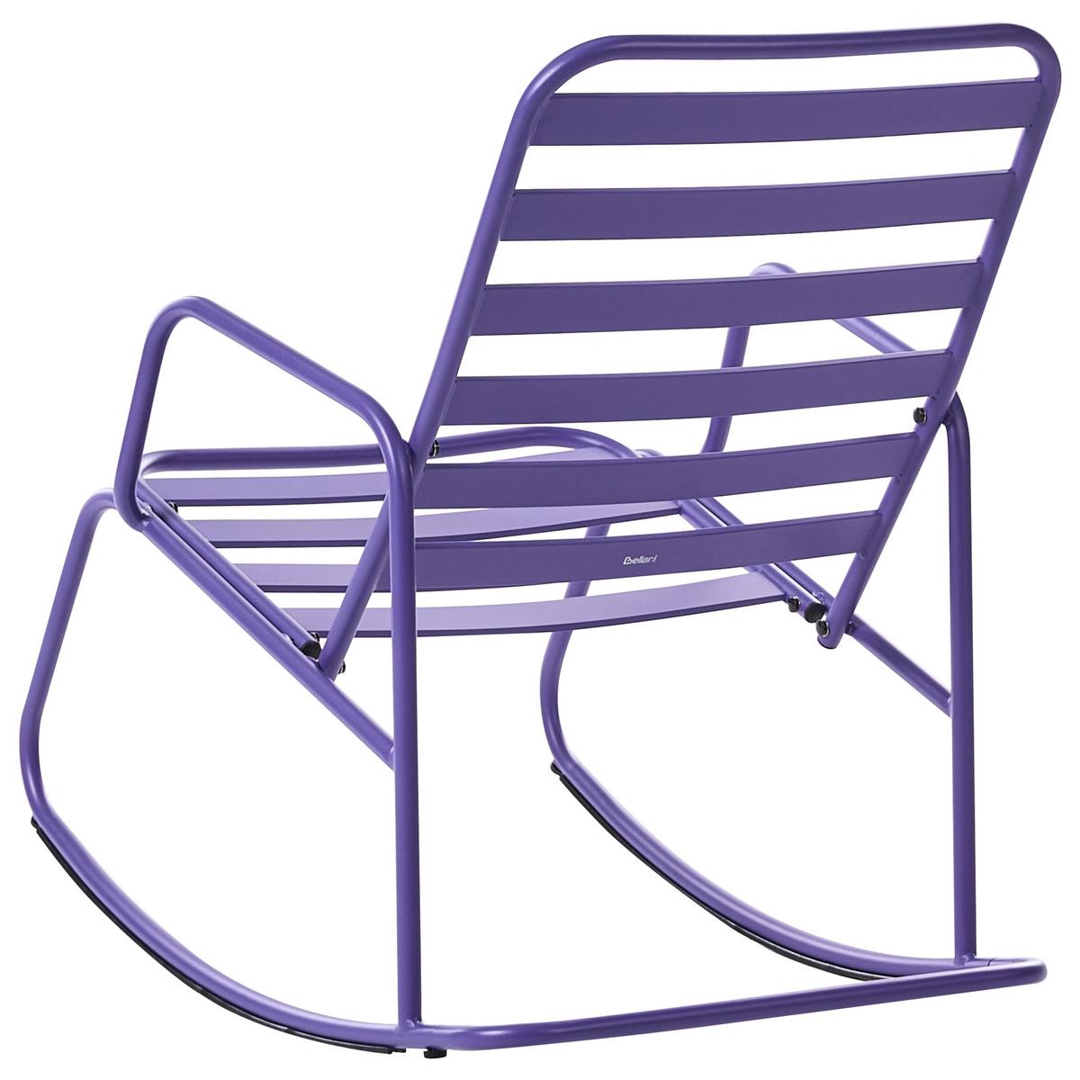 GARTEN-SCHAUKELSTUHL Blau Turi - Blau, Metall (66/92/96cm) - Beliani