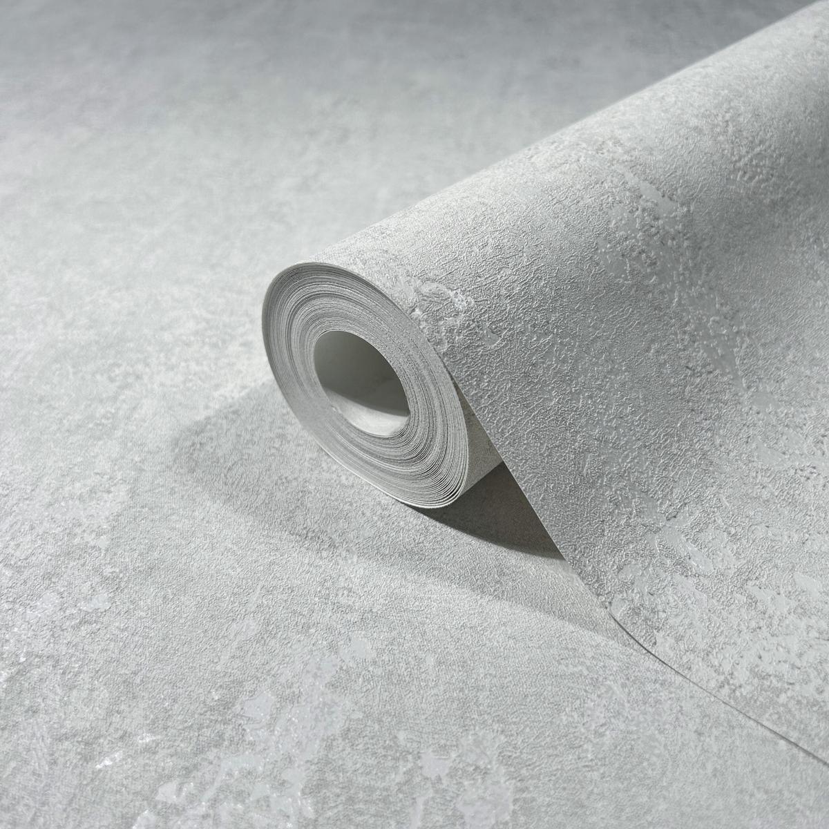 VLIESTAPETE Betonoptik Tapete weiß - Weiß, Papier (53/1cm) - marburg