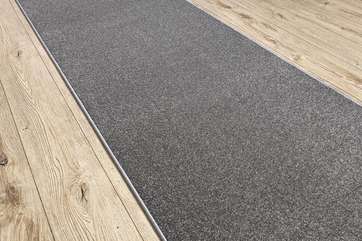 LÄUFER KARMEL Glatt, 70/100 cm - Grau, Textil (70/100cm) - rugsX