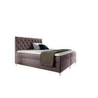 BOXBETT Ambre In Fresh - Sandfarben, Holzwerkstoff/Textil (180/200cm) - Fun Möbel