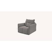 SESSEL Morgano - Beige, Holzwerkstoff/Textil (85/86/102cm) - Fun Möbel