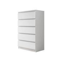 KOMMODE Malwa M5 - Weiß, Holzwerkstoff (70/112/40cm) - MIRJAN24