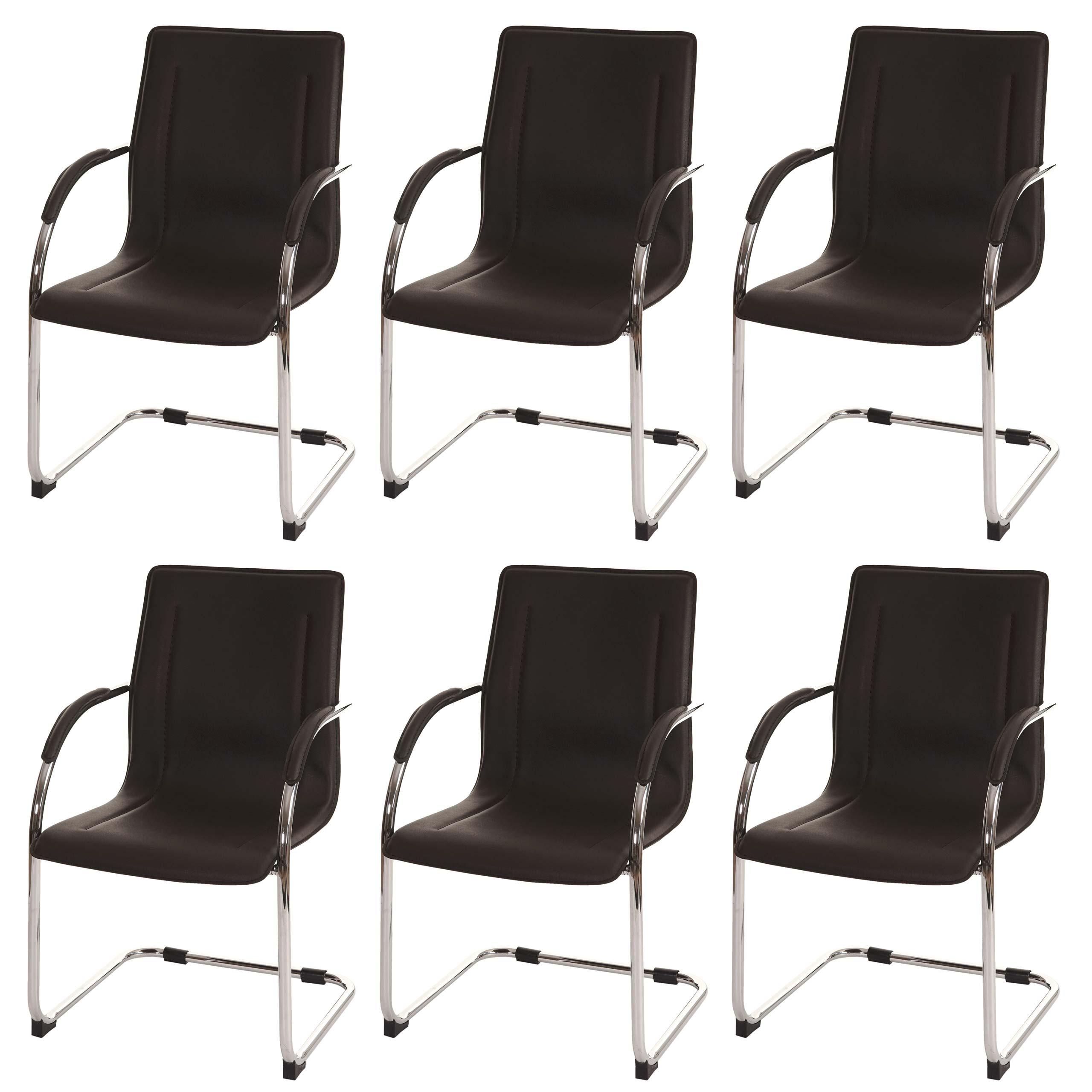 ESSZIMMERSTUHL Braun 6er-Set - Braun, Kunststoff (56/93/56cm) - MCW