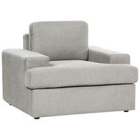 SESSEL hellgrau Alla - Grau, Textil (108/85/103cm) - Beliani