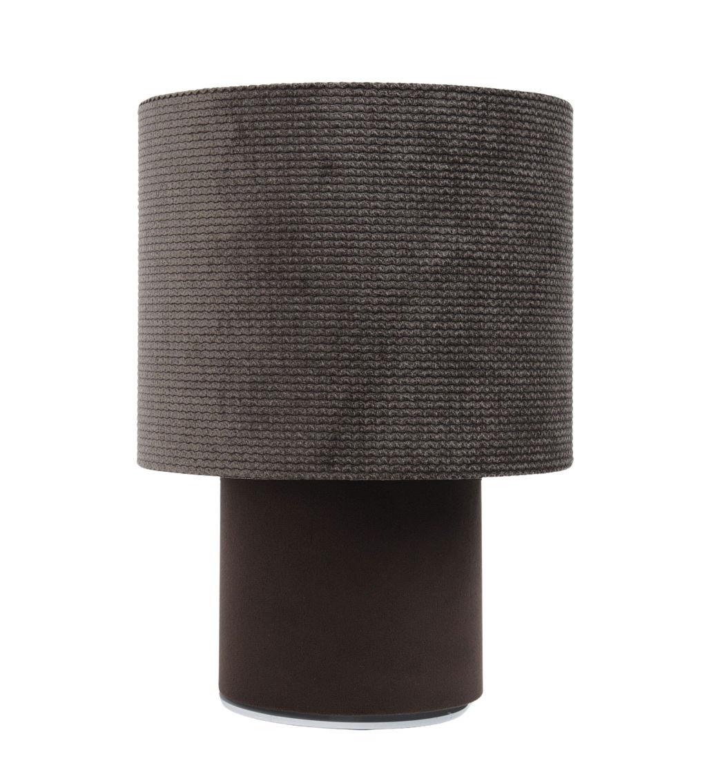 TISCHLAMPE Braun 20/17 cm - Braun, Kunststoff (17/0.7/17cm) - ONZENO