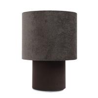 TISCHLAMPE Braun 20/17 cm - Braun, Kunststoff (17/0.7/17cm) - ONZENO