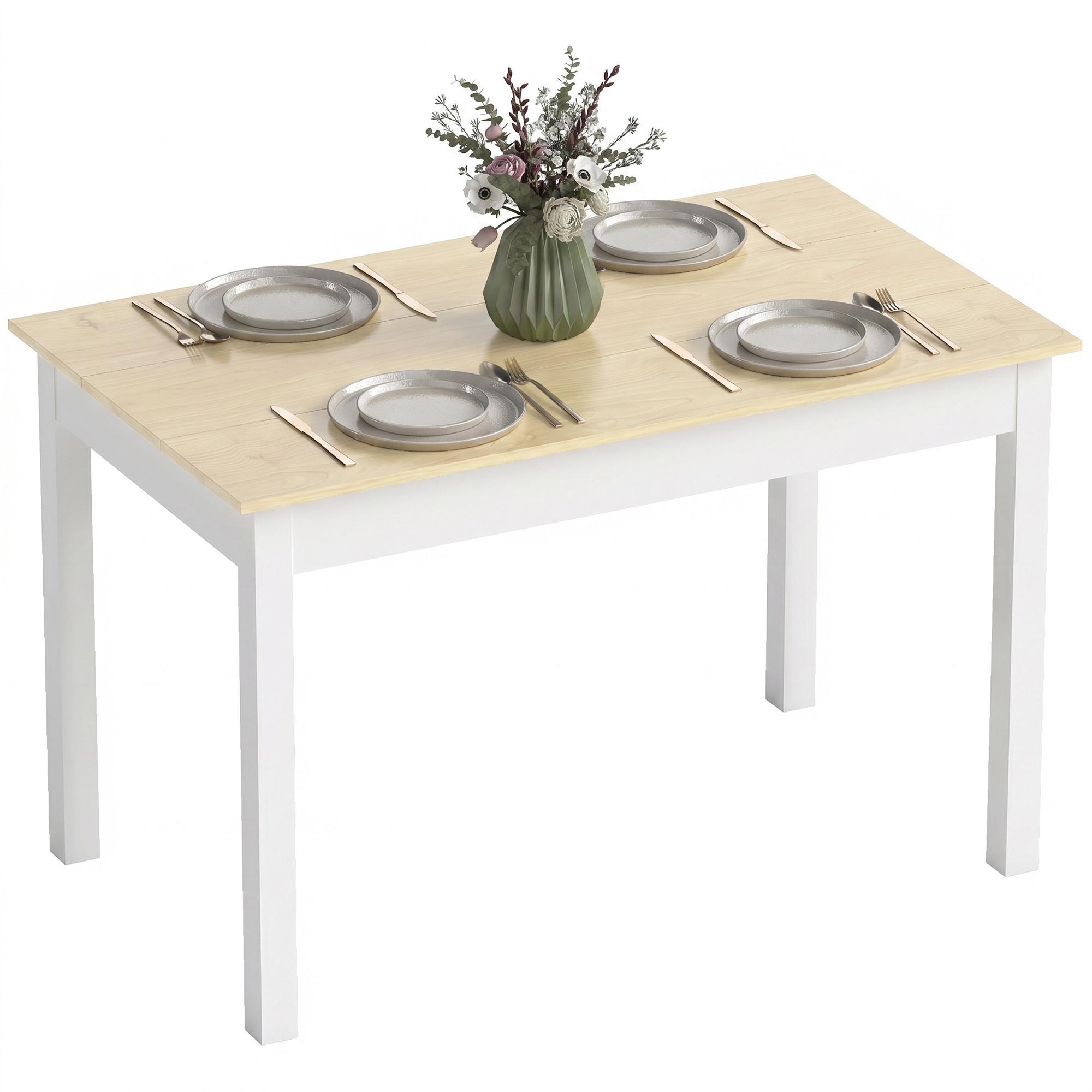 ESSTISCH Jyvin 119/70/75 cm - Braun, Holz (119/70/75cm) - ZMH