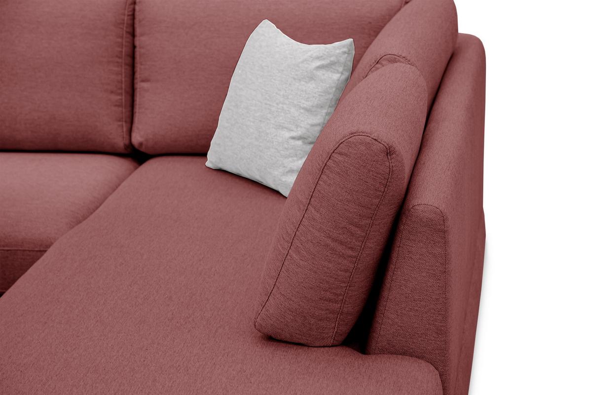 ECKSOFA OTTO 5-Sitzer, bordeaux - Bordeaux, Holzwerkstoff/Textil (279/219cm) - Wozimo