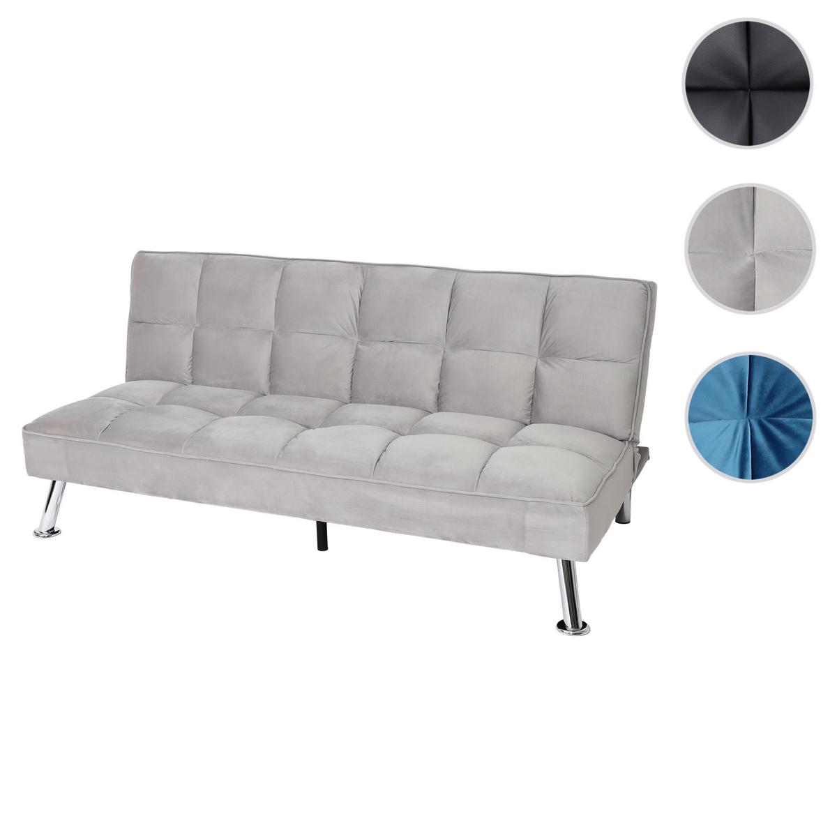 SOFA Grau - Grau, Textil (181/82/107cm) - MCW