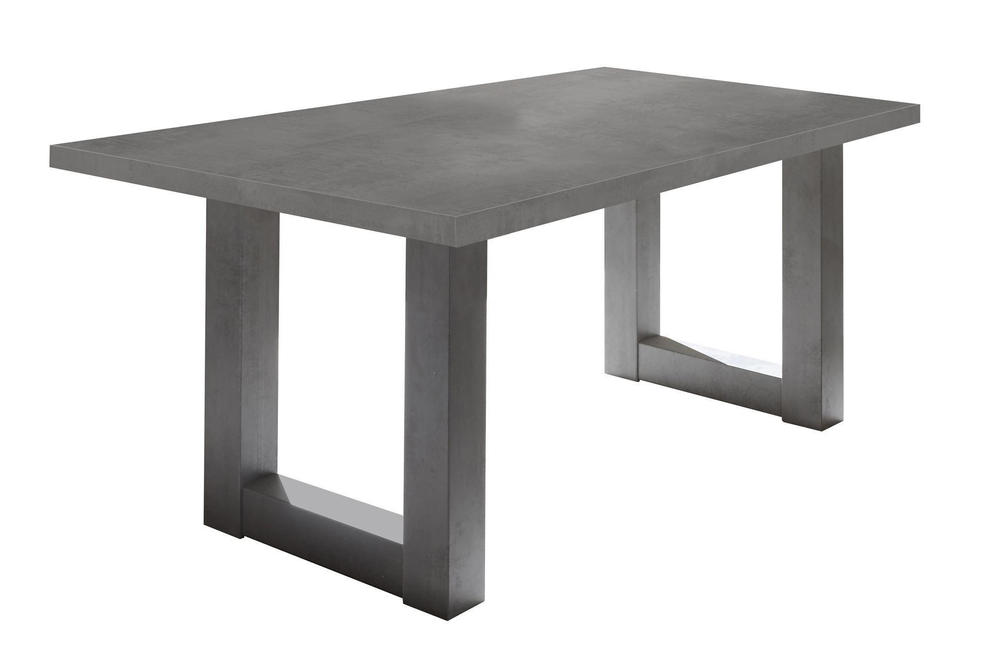 ESSTISCH ausziehbar Eila 3 140 x 90 x 75 Esszimmertisch Graphit - Grau, Holz (140/90/75cm) - 58aufmkessel