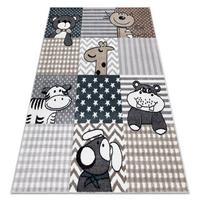 TEPPICH Fun 140/190 cm - Grau, Textil (140/190cm) - rugsX