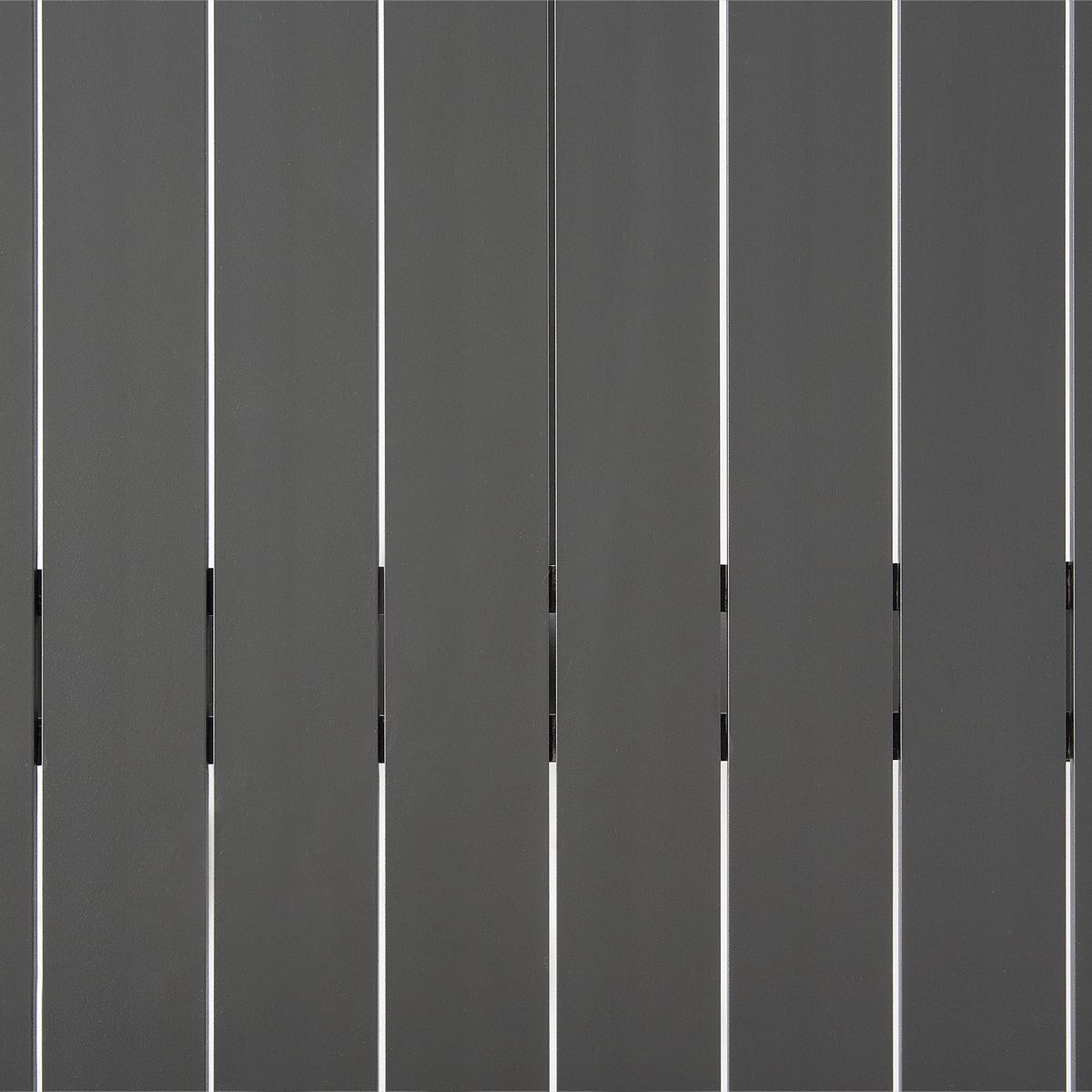 GARTENMÖBEL SET 6-Sitzer Aluminium grau Cascais - Grau, Kunststoff - Beliani