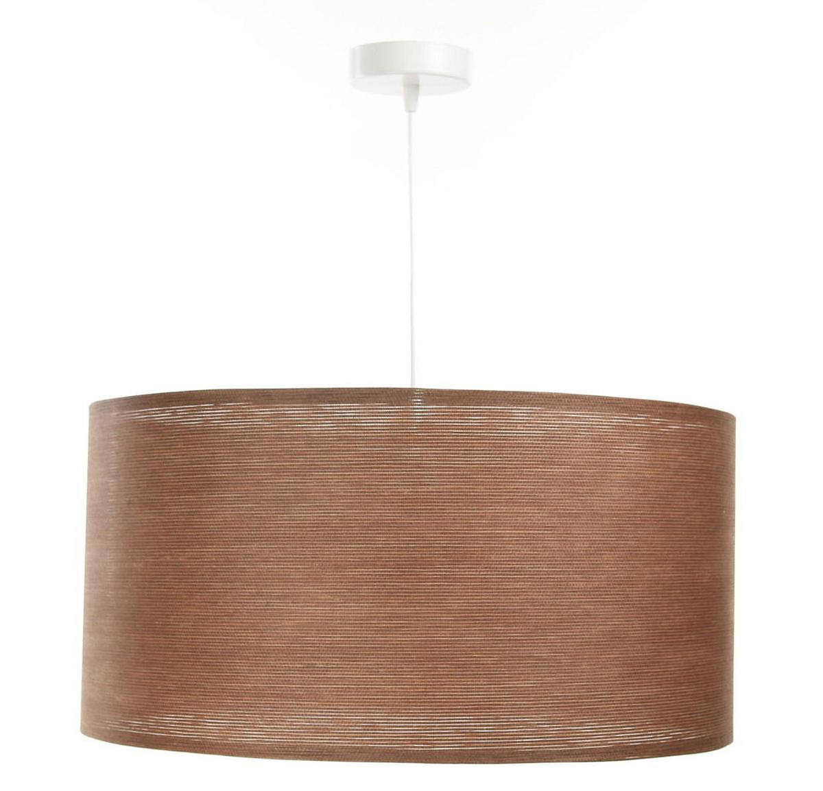 HÄNGELEUCHTE Braun 60/30 cm - Braun, Kunststoff (60/1/30cm) - ONZENO