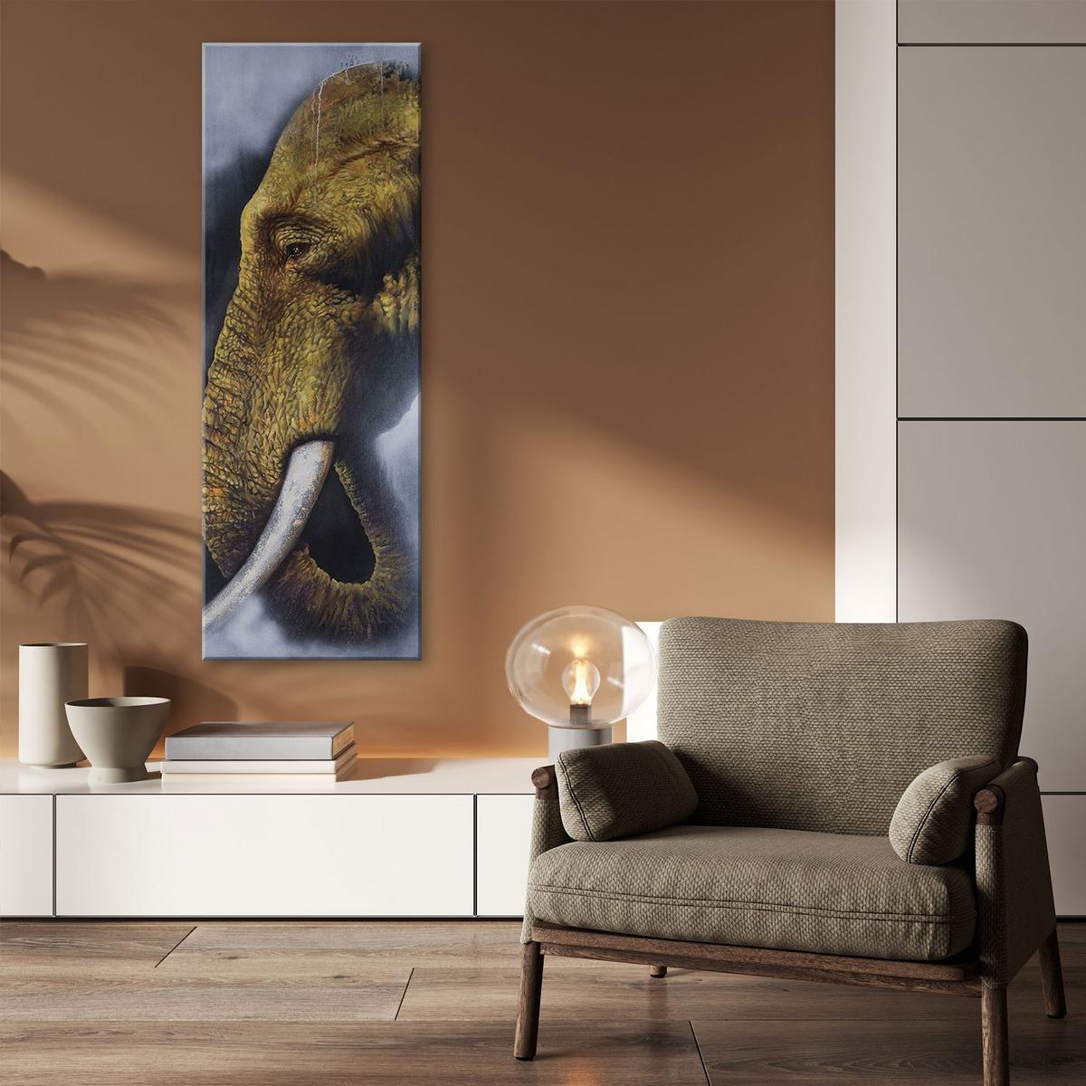 KUNSTDRUCK Braun 40/120 cm - Braun, Textil (40/120cm) - KUNSTLOFT