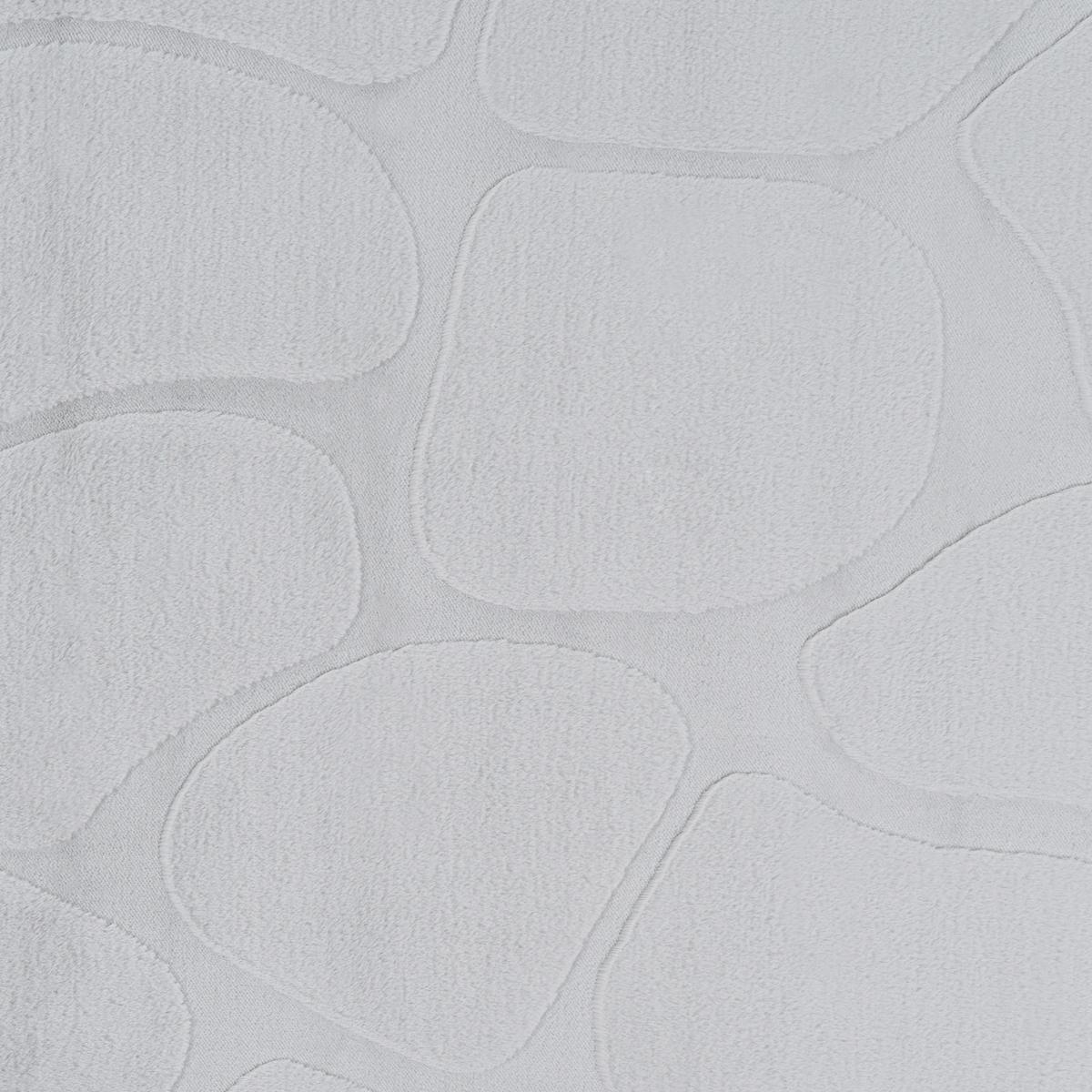 TEPPICH Hellgrau 80/300 cm Kawi - Hellgrau/Grau, Textil (80/300cm) - Beliani