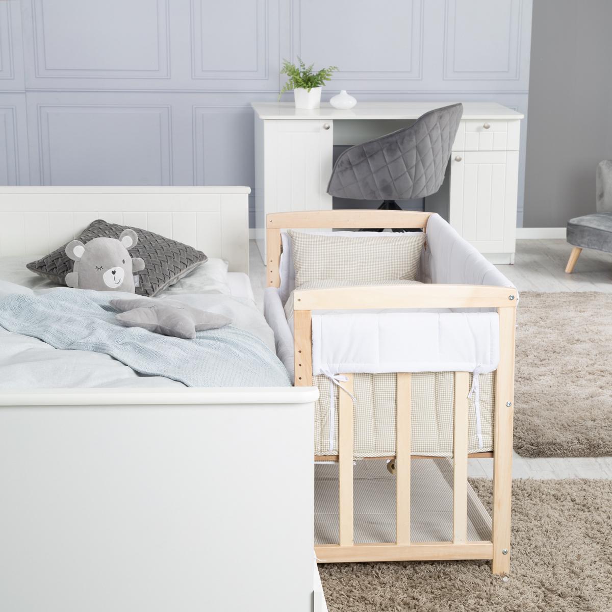 BEISTELLBETT Liebhabär 4in1 Set 90 x 45 cm - Naturfarben, Holzwerkstoff (45/90cm) - Roba