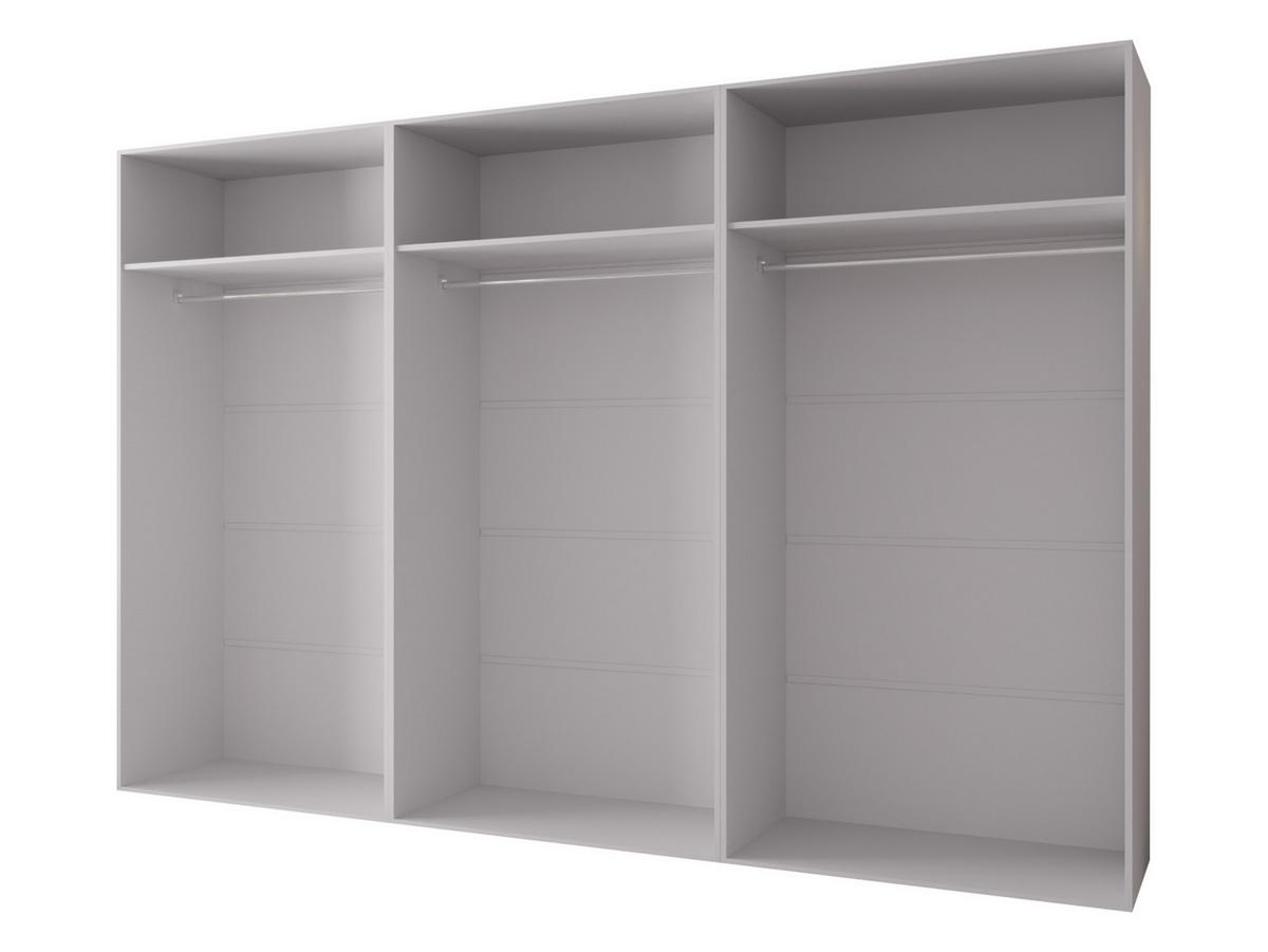DREHTÜRENSCHRANK Zen 300 cm - Goldfarben/Nussbaumfarben, Holzwerkstoff/Kunststoff (300/202/50cm) - MIRJAN24