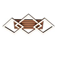 LED DECKENLEUCHTE Daxenli 58/31/8 cm - Schwarz, Kunststoff/Metall (58/31/8cm) - ZMH