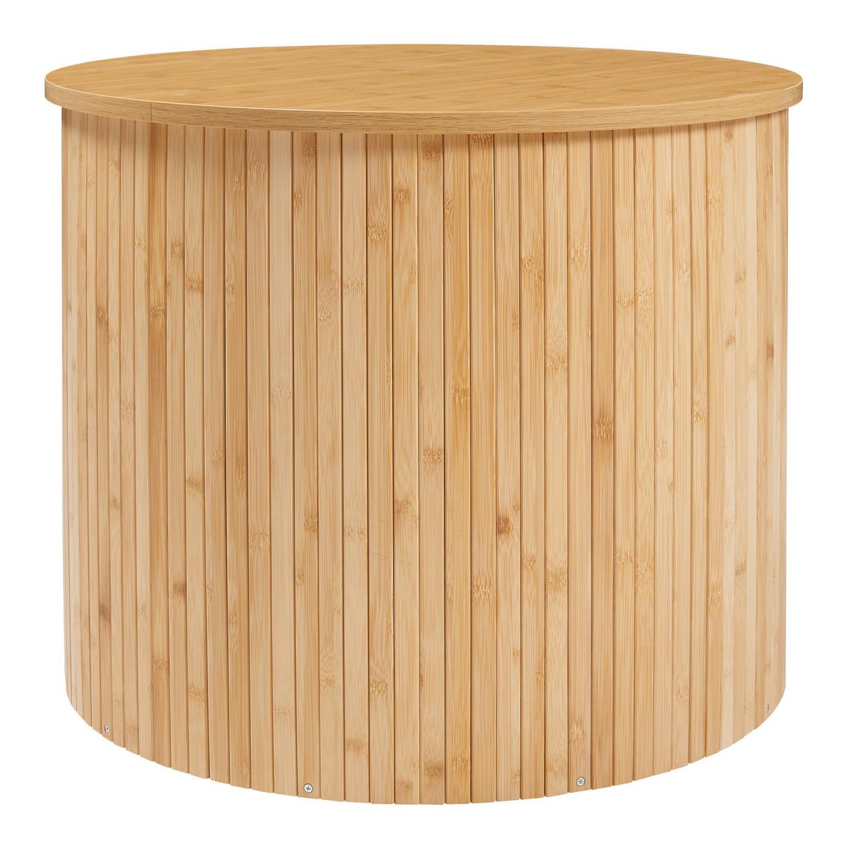 COUCHTISCH Ledepid 48/60 cm - Naturfarben, Holz/Holzwerkstoff (60/60/48cm) - [en.casa]
