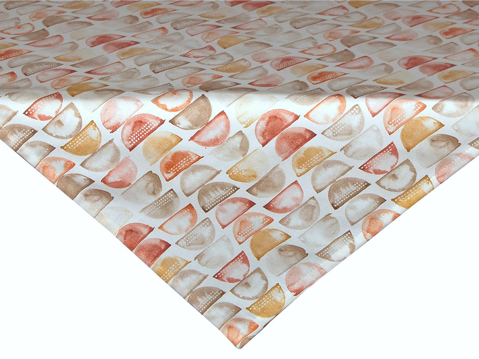 MITTELDECKE Ubuntu erdton 100% Baunwolle 80/80 cm - Taupe/Currygelb, Textil (80/80cm) - beties Heimtextil