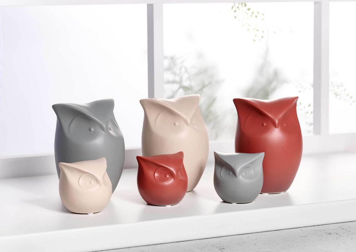 DEKOFIGUREN-SET TIERE Tiere grau 5-tlg. - Grau, Keramik (2/2/2cm) - Ritzenhoff Breker