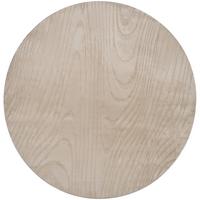 KUNSTFELLTEPPICH Beige 160 cm Ontake - Beige, Kunststoff (160/160cm) - Beliani