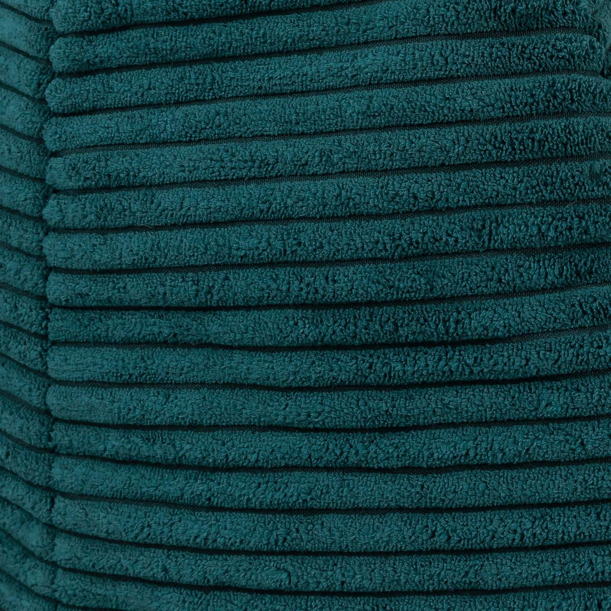 SITZSACK Cord Sessel Natalia mit Hocker - Grün, Textil (97/73/84cm) - icon