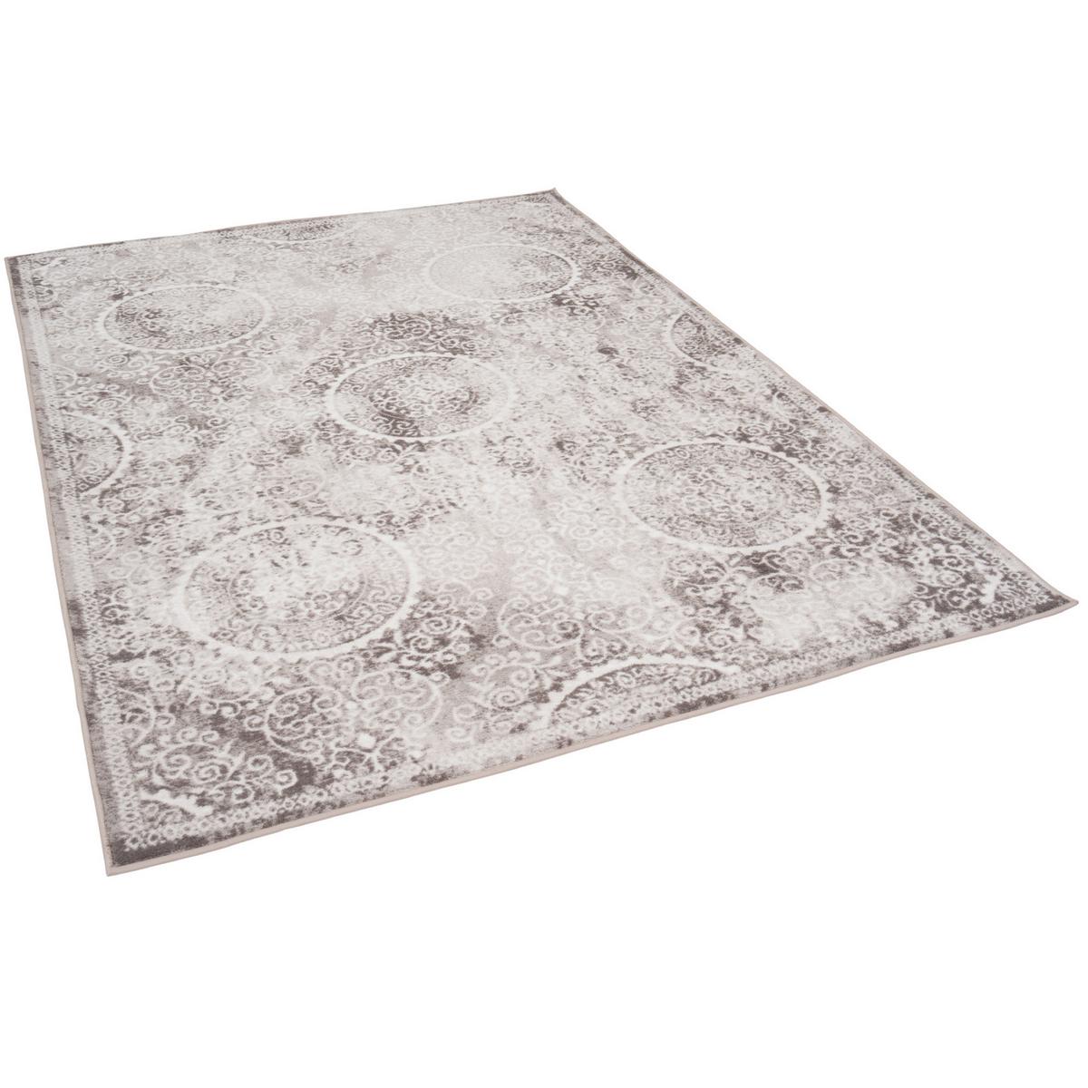 DESIGNER TEPPICH TAWIRA VINTAGE KLASSIK BAROCK - Grau, Textil (200/290cm) - Pergamon